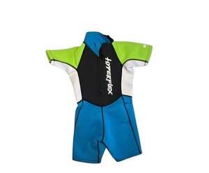 Hyperflex Kids Access 2mm Short Sleeve Back Zip Spring Wetsuit - Size 4